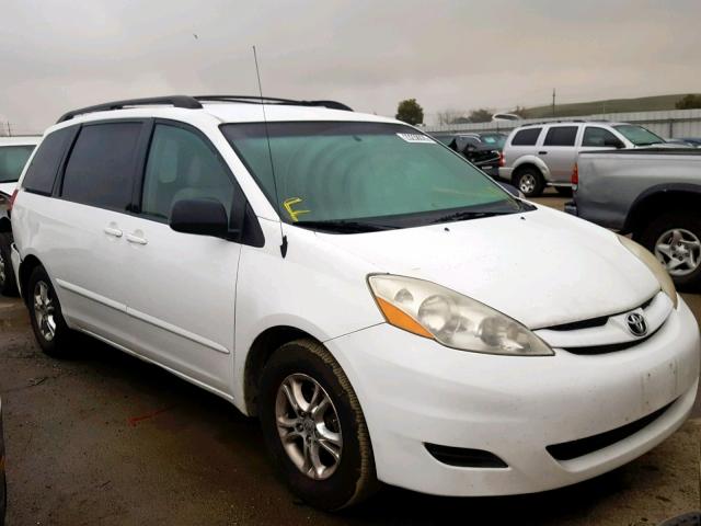 5TDZK23CX8S119279 - 2008 TOYOTA SIENNA CE WHITE photo 1