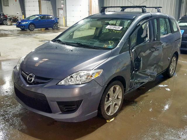 JM1CR2W31A0364235 - 2010 MAZDA 5 CHARCOAL photo 2