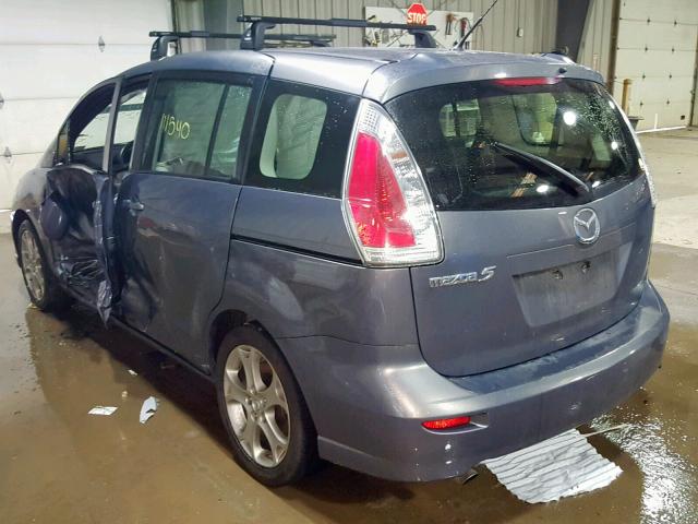 JM1CR2W31A0364235 - 2010 MAZDA 5 CHARCOAL photo 3