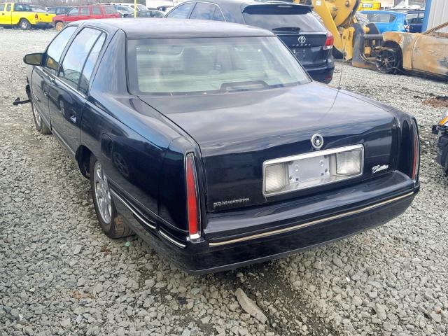 1G6KF5295VU211357 - 1997 CADILLAC DEVILLE CO BLACK photo 3