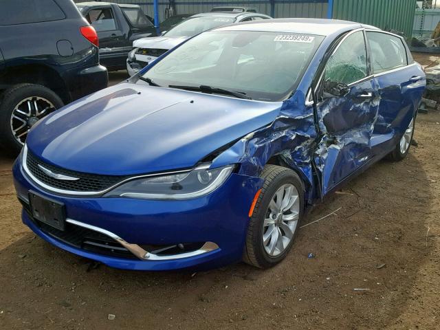 1C3CCCCB0FN663930 - 2015 CHRYSLER 200 C BLUE photo 2