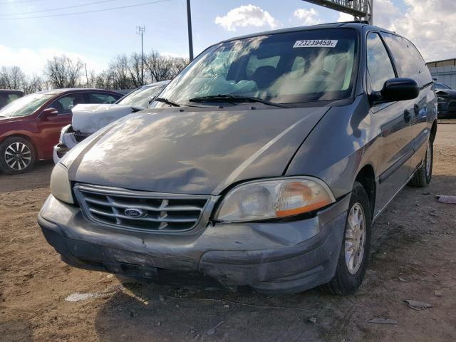 2FMZA5141YBB00679 - 2000 FORD WINDSTAR L GREEN photo 2