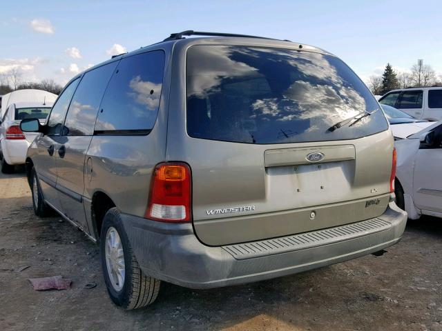 2FMZA5141YBB00679 - 2000 FORD WINDSTAR L GREEN photo 3