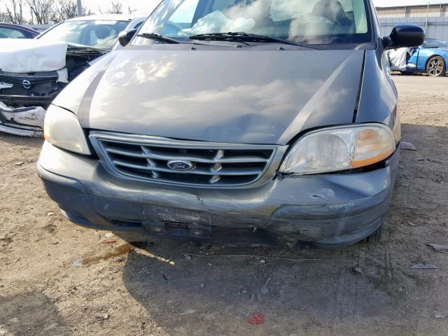 2FMZA5141YBB00679 - 2000 FORD WINDSTAR L GREEN photo 9