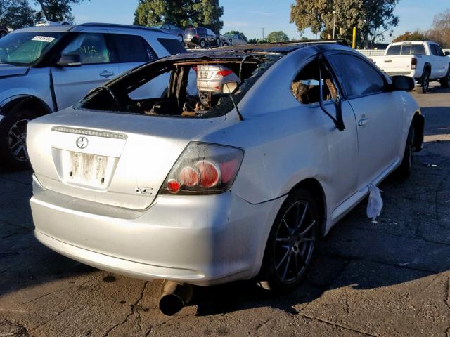 JTKDE3B73A0321197 - 2010 TOYOTA SCION TC 银色 照片 4