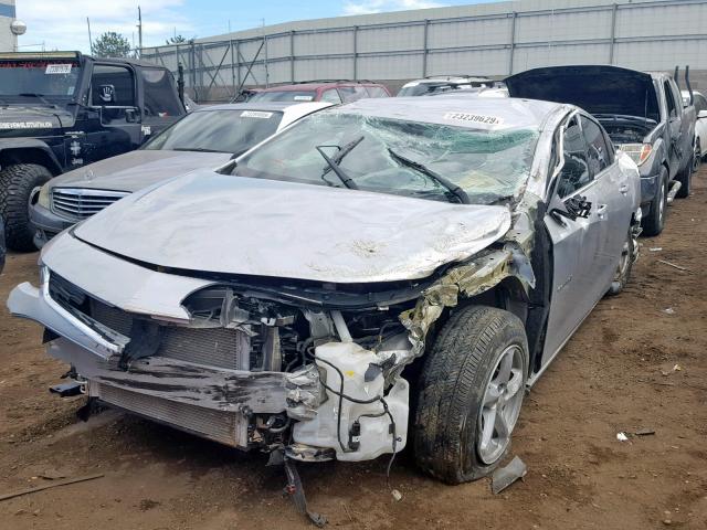 1G1ZB5ST3GF351359 - 2016 CHEVROLET MALIBU LS SILVER photo 2