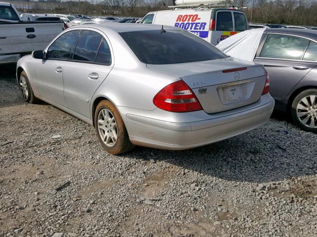 WDBUF65J63A299043 - 2003 MERCEDES-BENZ E 320 SILVER photo 3