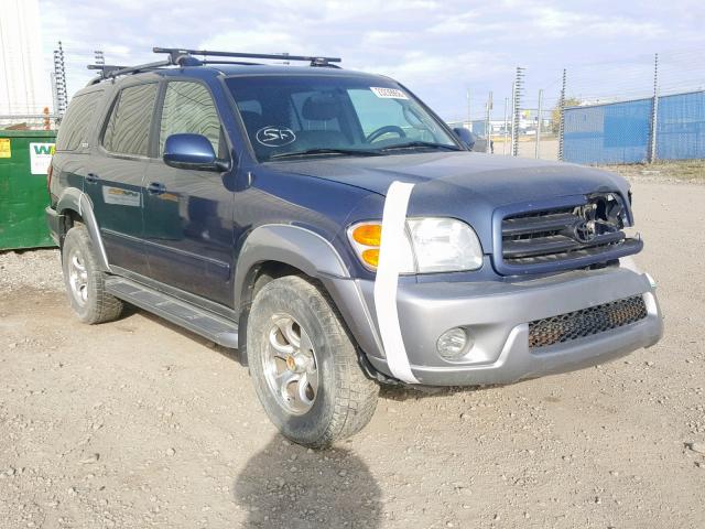 5TDBT44A92S105095 - 2002 TOYOTA SEQUOIA SR 蓝色 照片 1