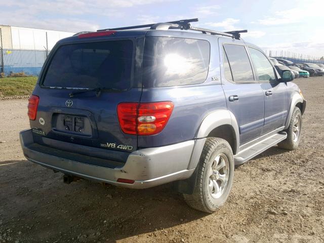 5TDBT44A92S105095 - 2002 TOYOTA SEQUOIA SR 蓝色 照片 4