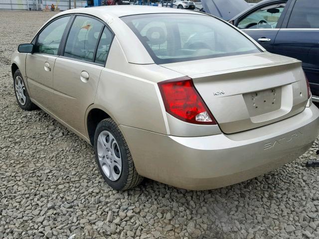 1G8AJ52F44Z146297 - 2004 SATURN ION LEVEL TAN photo 3