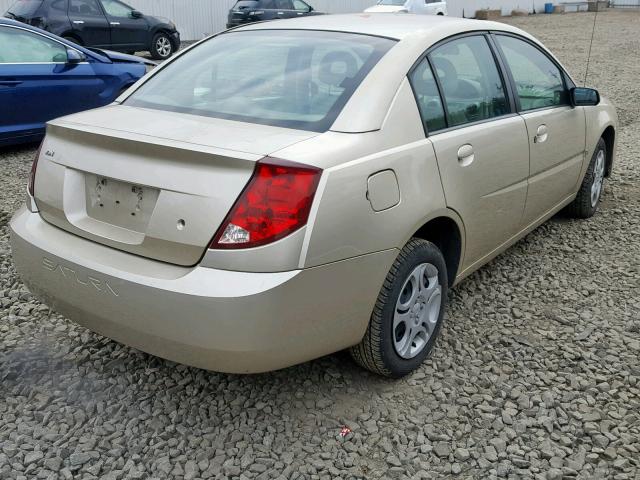 1G8AJ52F44Z146297 - 2004 SATURN ION LEVEL TAN photo 4
