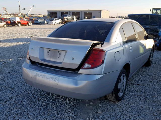 1G8AJ55FX6Z160431 - 2006 SATURN ION LEVEL SILVER photo 4