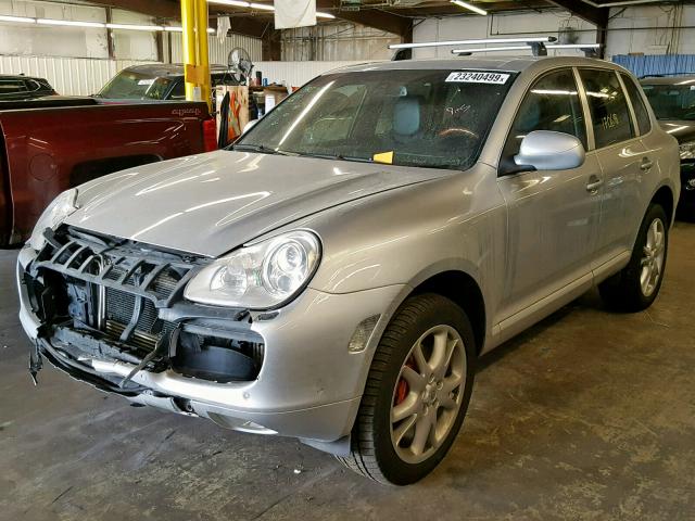 WP1AC29P64LA93519 - 2004 PORSCHE CAYENNE TU SILVER photo 2