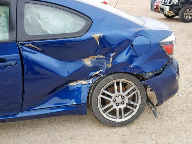 JTKDE167890279152 - 2009 TOYOTA SCION TC ლურჯი ფოტო 9