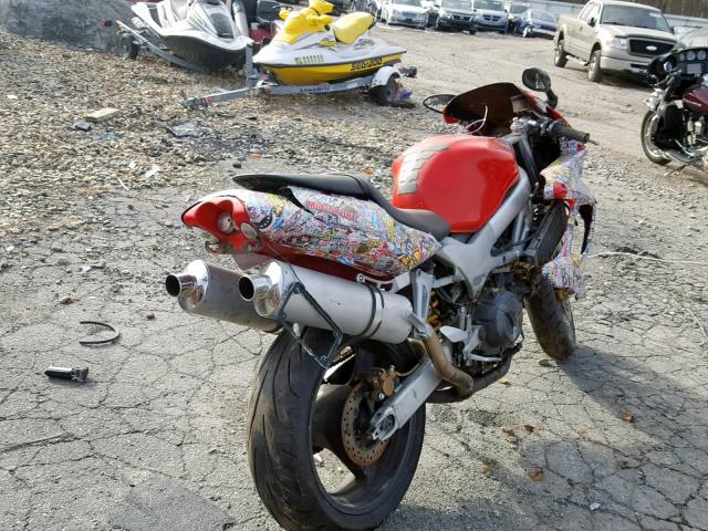 JH2SC3610WM000378 - 1998 HONDA VTR1000 F RED photo 4