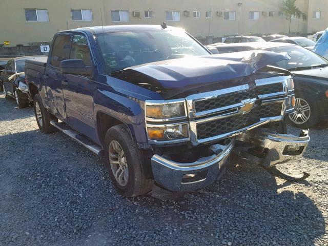 3GCPCREC2EG171686 - 2014 CHEVROLET SILVERADO BLUE photo 1