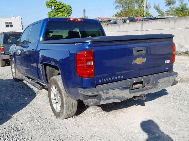 3GCPCREC2EG171686 - 2014 CHEVROLET SILVERADO BLUE photo 3