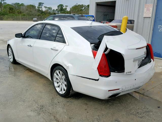 1G6AR5SX2F0136000 - 2015 CADILLAC CTS LUXURY WHITE photo 3