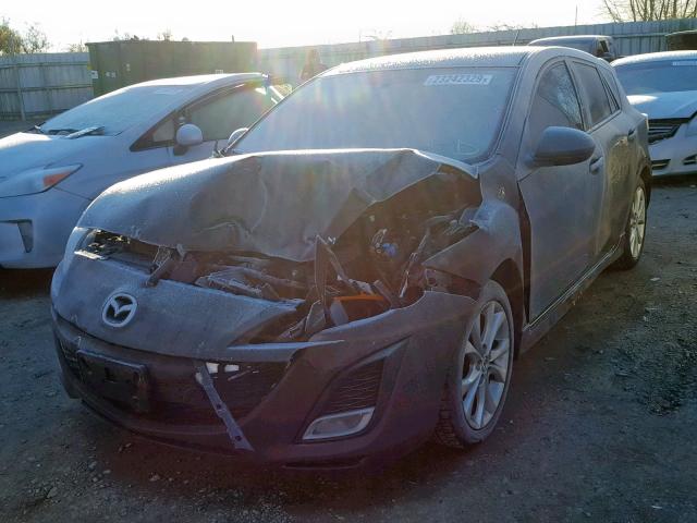 JM1BL1K60B1462353 - 2011 MAZDA 3 S GRAY photo 2