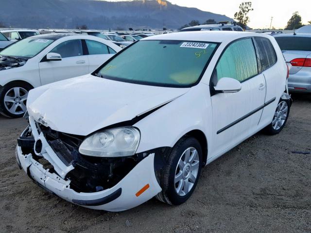 WVWBS71K87W075354 - 2007 VOLKSWAGEN RABBIT WHITE photo 2