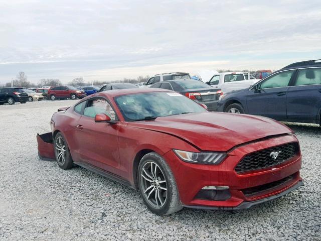 1FA6P8TH7G5227209 - 2016 FORD MUSTANG RED photo 1