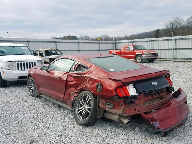 1FA6P8TH7G5227209 - 2016 FORD MUSTANG RED photo 3