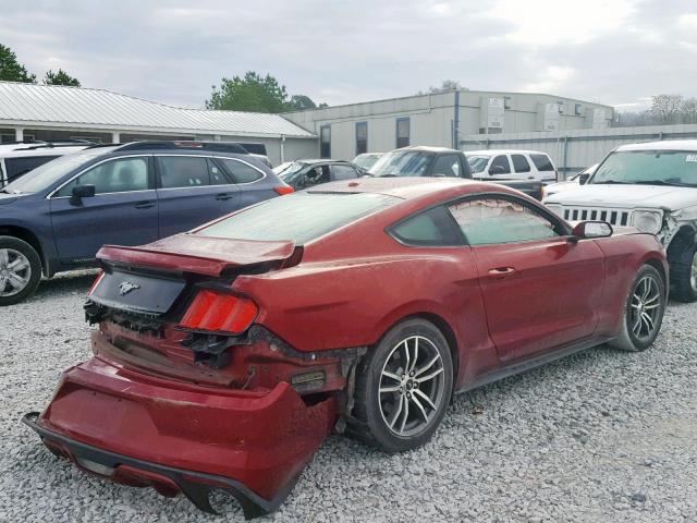 1FA6P8TH7G5227209 - 2016 FORD MUSTANG RED photo 4