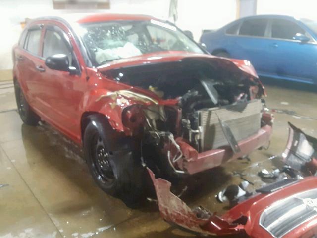 1B3HB48B58D657148 - 2008 DODGE CALIBER SX RED photo 1