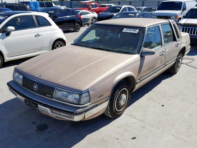 1G4CW54C4K1621019 - 1989 BUICK ELECTRA PA TAN photo 2