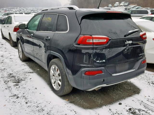 1C4PJMDBXEW146473 - 2014 JEEP CHEROKEE L BLACK photo 3