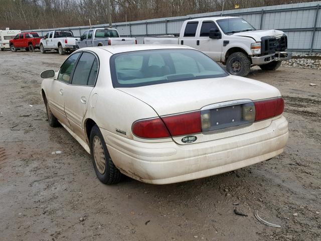 1G4HP54K824196851 - 2002 BUICK LESABRE CU WHITE photo 3