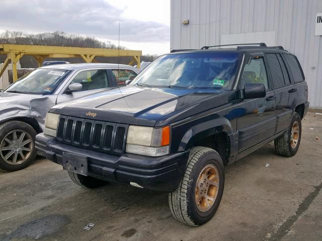 1J4GZ78Y6VC755421 - 1997 JEEP GRAND CHER BLACK photo 2