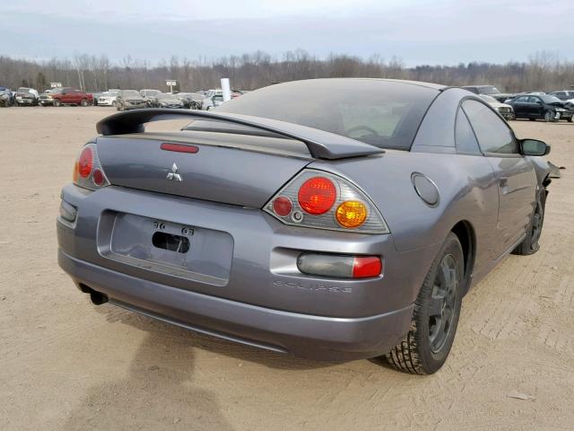 4A3AC44GX3E134495 - 2003 MITSUBISHI ECLIPSE GS GRAY photo 4