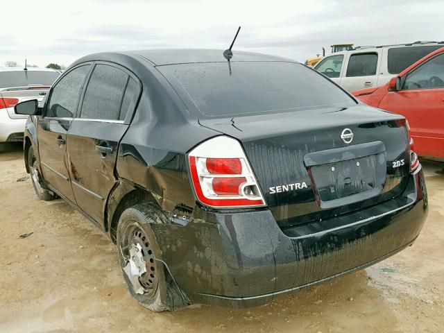 3N1AB61E17L713503 - 2007 NISSAN SENTRA 2.0 BLACK photo 3