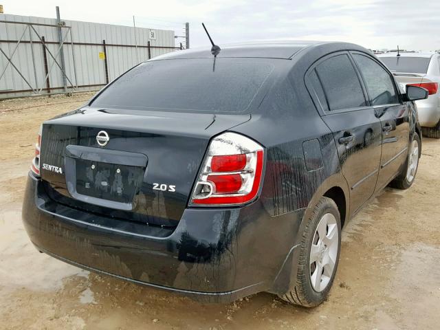 3N1AB61E17L713503 - 2007 NISSAN SENTRA 2.0 BLACK photo 4