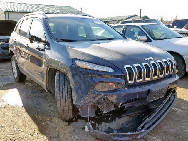 1C4PJMCBXFW784936 - 2015 JEEP CHEROKEE L BLUE photo 1