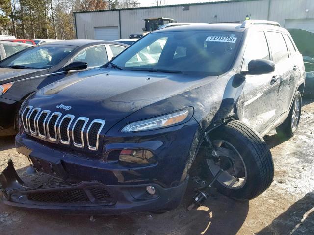 1C4PJMCBXFW784936 - 2015 JEEP CHEROKEE L BLUE photo 2