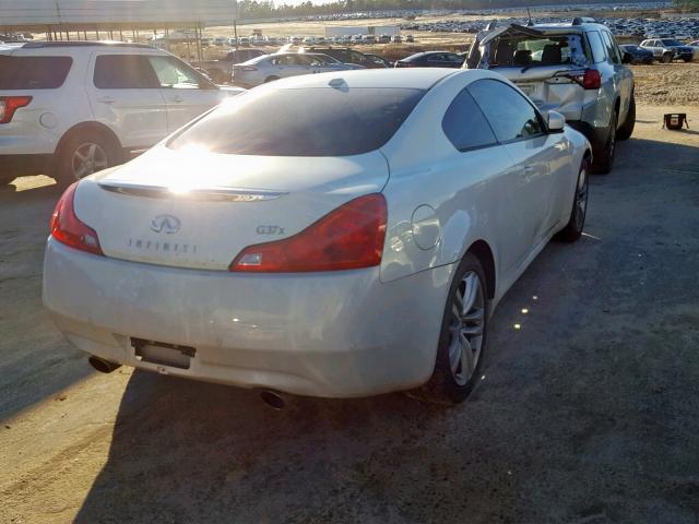 JN1CV6EL6AM150941 - 2010 INFINITI G37 WHITE photo 4