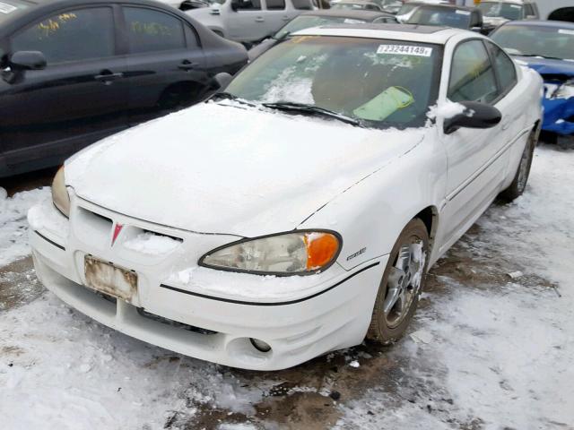 1G2NW12E23C326263 - 2003 PONTIAC GRAND AM G WHITE photo 2