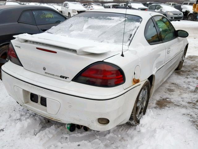 1G2NW12E23C326263 - 2003 PONTIAC GRAND AM G WHITE photo 4