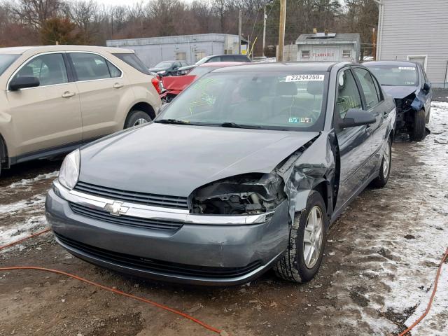 1G1ZT54884F242784 - 2004 CHEVROLET MALIBU LS Сұр фото 2