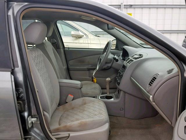 1G1ZT54884F242784 - 2004 CHEVROLET MALIBU LS Сұр фото 5