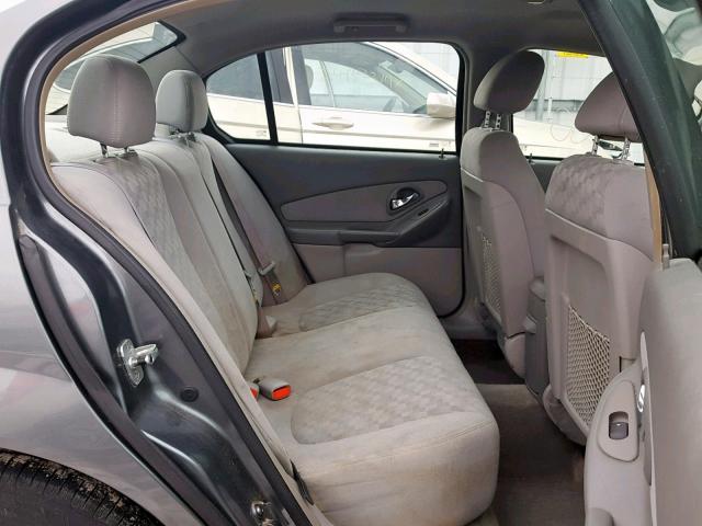 1G1ZT54884F242784 - 2004 CHEVROLET MALIBU LS Сұр фото 6