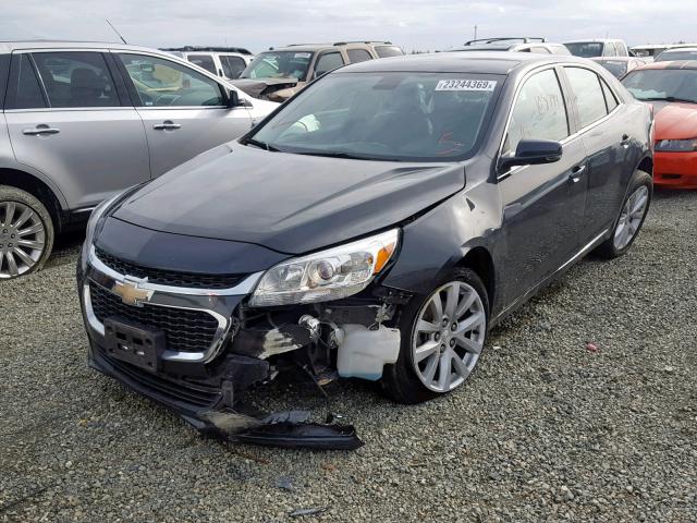 1G11D5SL1FF144863 - 2015 CHEVROLET MALIBU 2LT GRAY photo 2