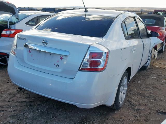 3N1AB6AP9AL644486 - 2010 NISSAN SENTRA 2.0 WHITE photo 4