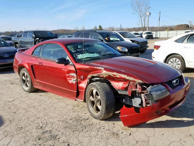 1FAFP40493F423263 - 2003 FORD MUSTANG RED photo 1