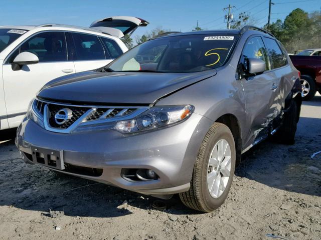 JN8AZ1MW5DW303569 - 2013 NISSAN MURANO S CHARCOAL photo 2