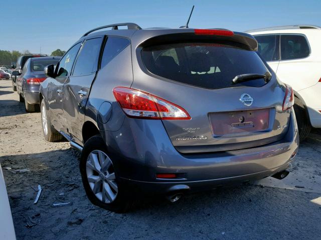 JN8AZ1MW5DW303569 - 2013 NISSAN MURANO S Graphit Foto 3