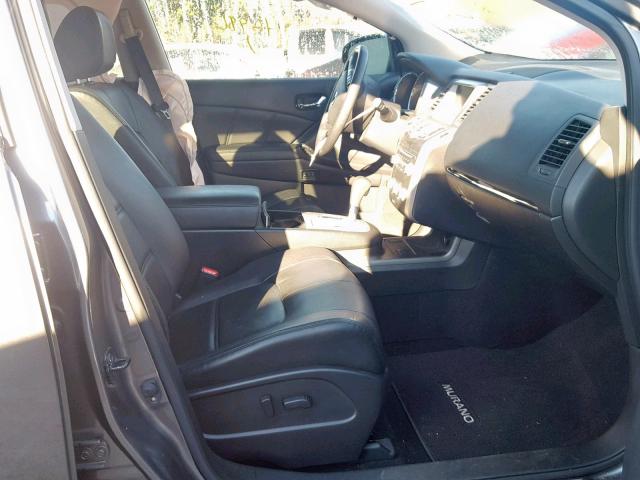 JN8AZ1MW5DW303569 - 2013 NISSAN MURANO S Graphit Foto 5