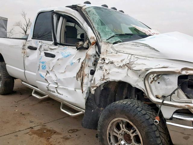 3D7KS28A58G214247 - 2008 DODGE RAM 2500 S WHITE photo 9